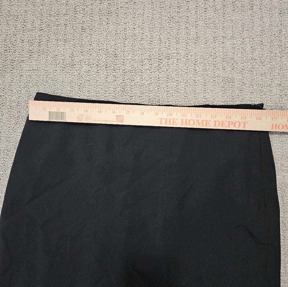 Ann Taylor Loft Classic Black Lined Straight Pencil Skirt Size 12P - Picture 4 of 5